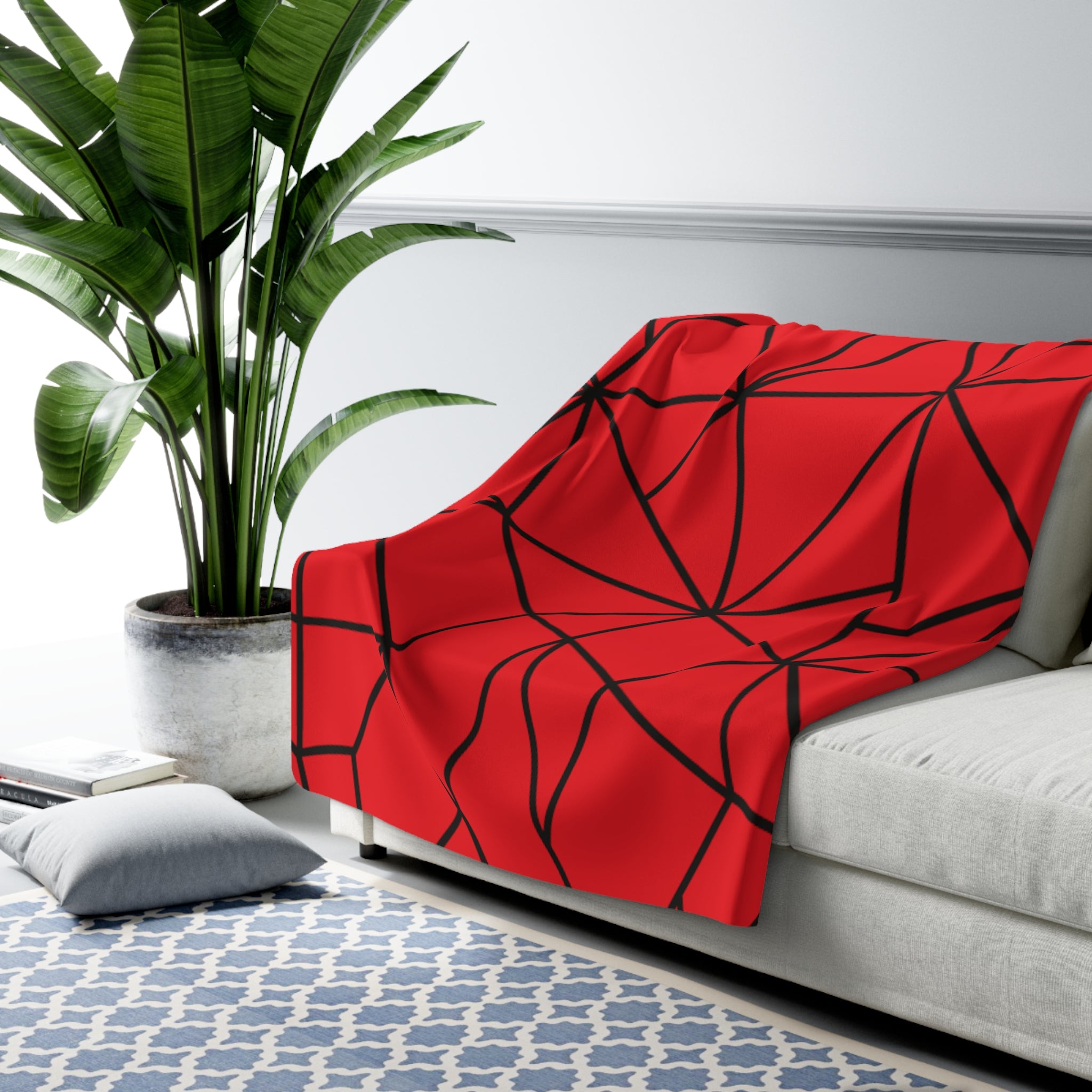 Pattern triangle red