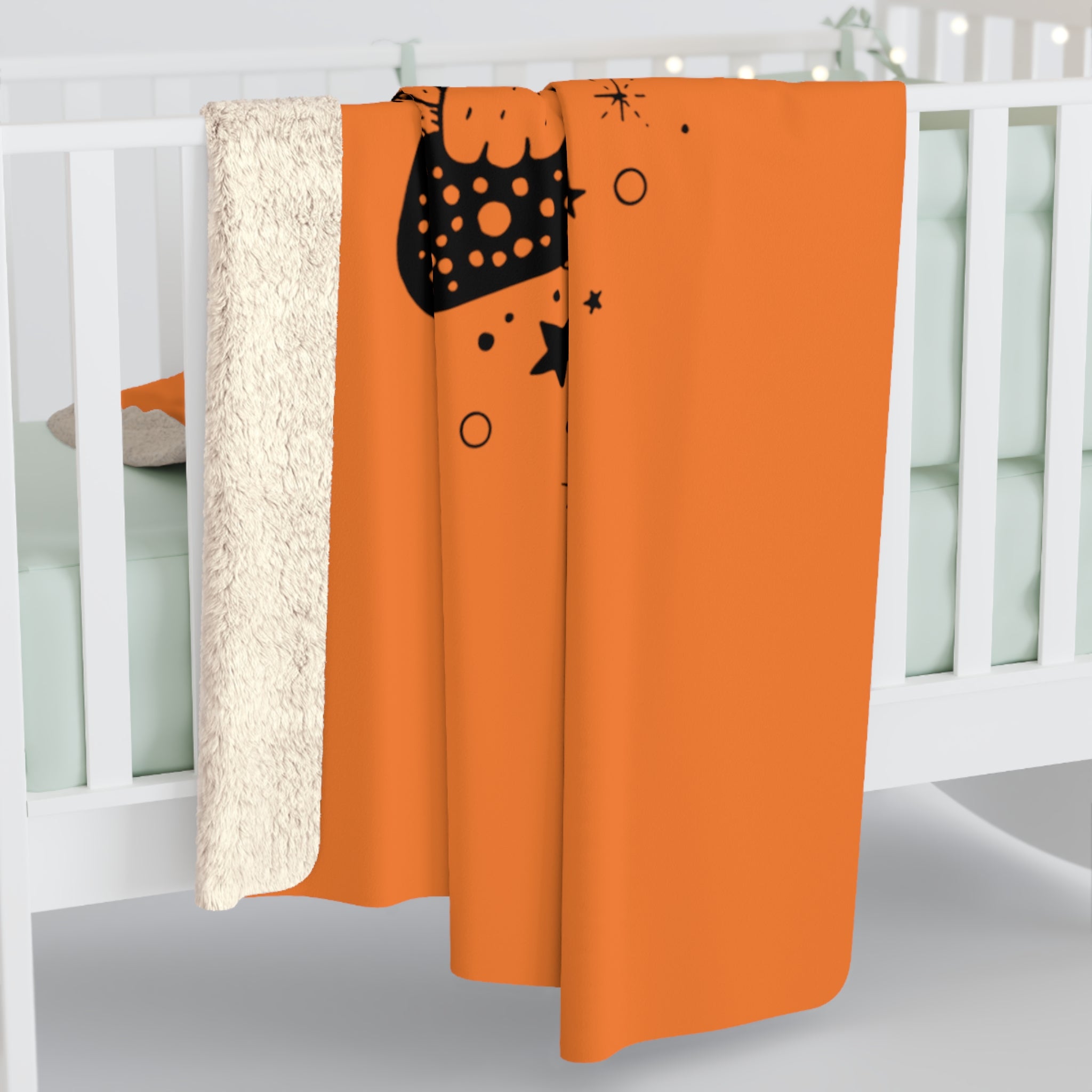  KUSCHELDECKE Katze Orange 