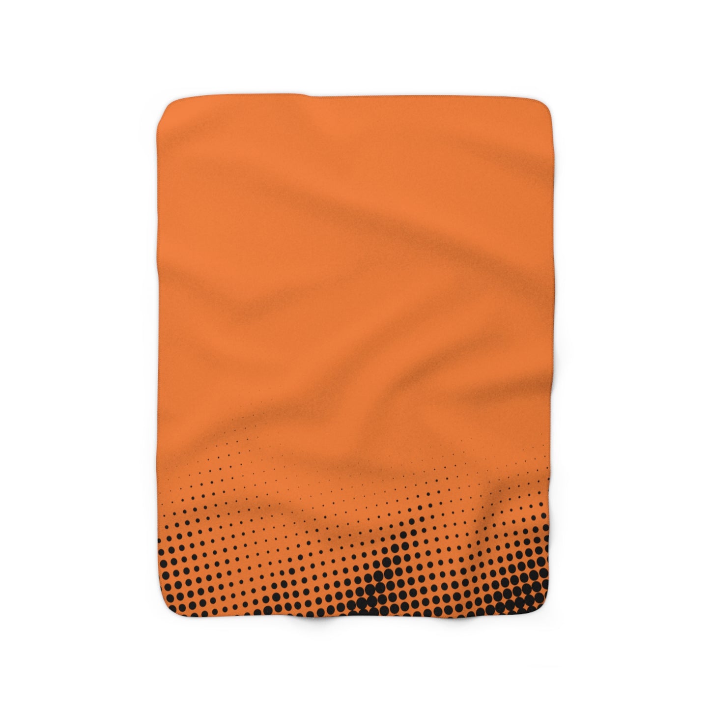 LUXURIOUS COZY BLANKET: THE EPITOME OF COMFORT AND WARMTH | Waves dots orange 